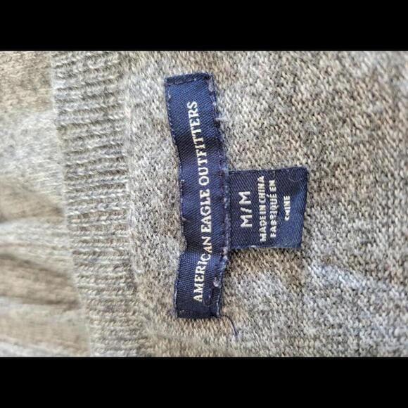 American Eagle Outfitters medium grey lightweight oversized sweater - Picture 3 of 3